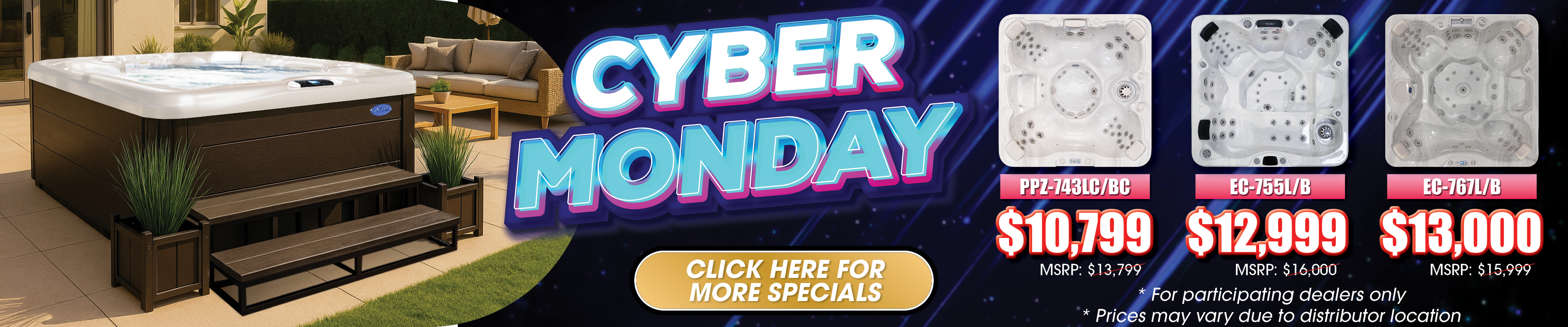 Calspas hot tub being used in a family setting - Franklin